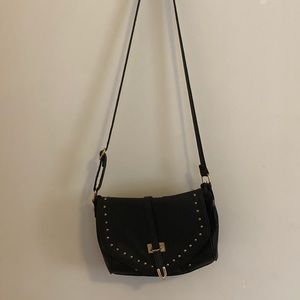 Black Aldo Purse with Gold Hardware